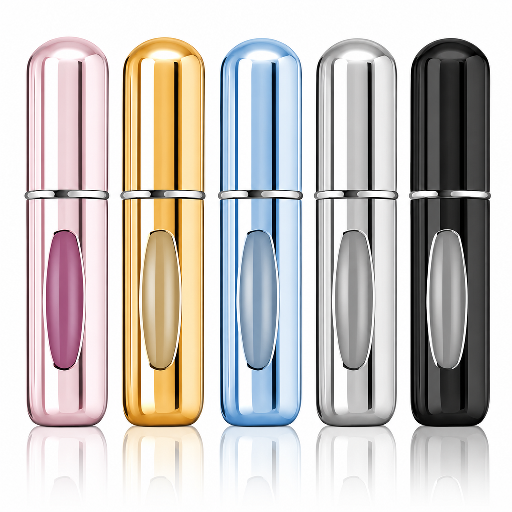 5 Pack Signature Aluminium Travel Atomiser