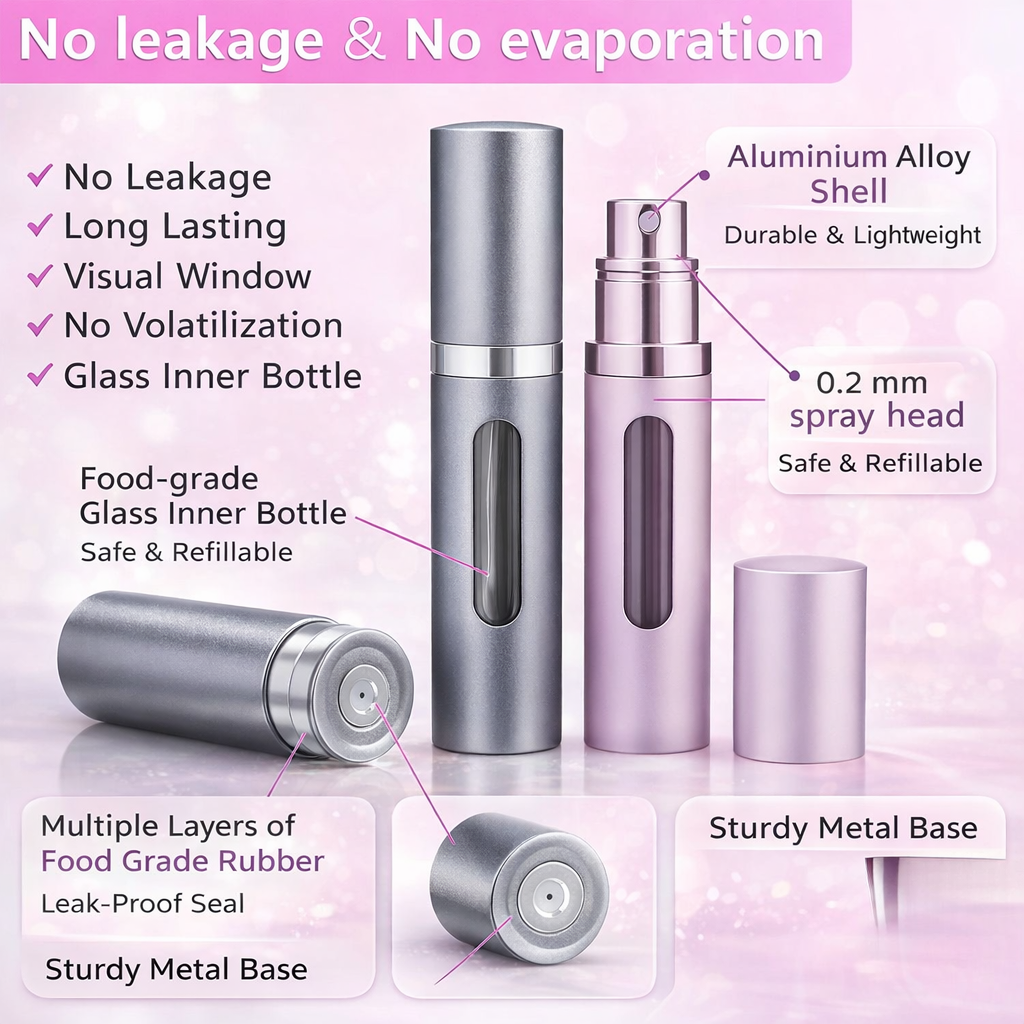 Perfume Atomiser Travel Spray Bottle For Women